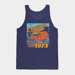 Retro Van Custom Made 1973 Dad's Birthday Vintage Tank Top